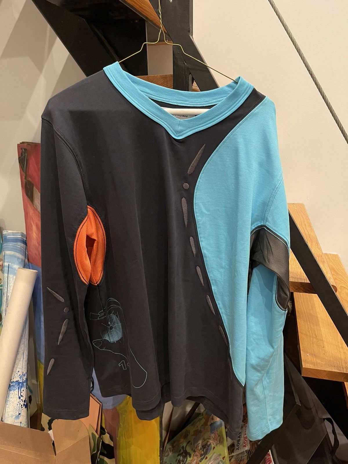 Kiko Kostadinov 00092020 ARCHERY LS LONG SLEEVE BONNIE BLUE | Grailed