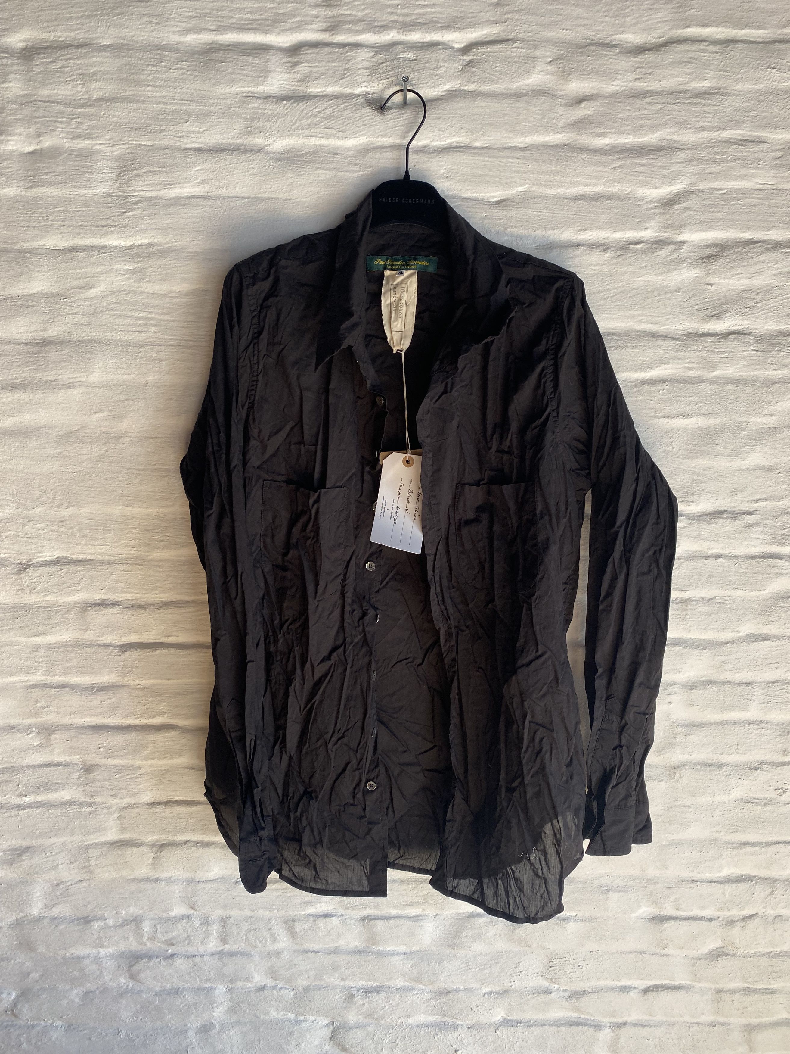 Paul Harnden cotton BLACK shirt