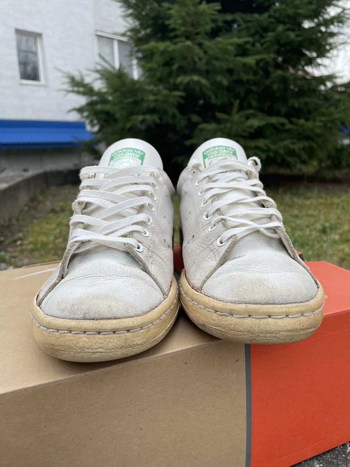 Adidas × Vintage adidas Stan Smith Men Sneakers 80's Vintage Made in France Size US 6.5 / EU 39-40 - 5 Thumbnail