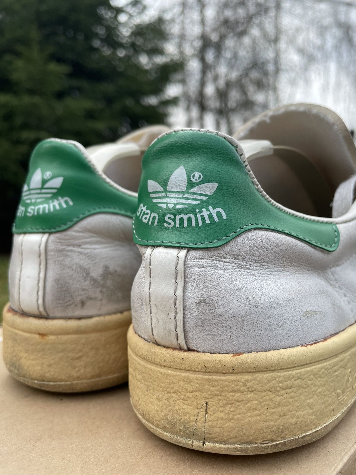 Adidas × Vintage adidas Stan Smith Men Sneakers 80's Vintage Made in France Size US 6.5 / EU 39-40 - 3 Thumbnail