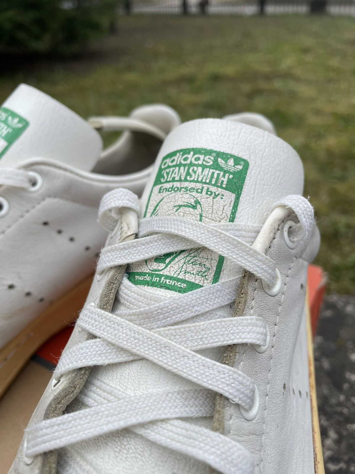 Adidas × Vintage adidas Stan Smith Men Sneakers 80's Vintage Made in France Size US 6.5 / EU 39-40 - 8 Thumbnail