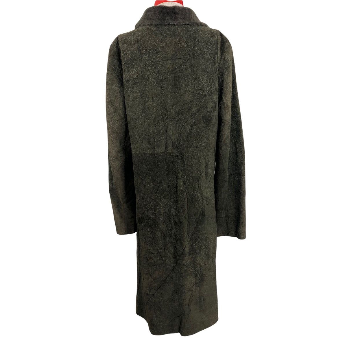 agnes b. Vintage Agnes B Special Suede Leather Car Coat Long Jacket Size US S / EU 44-46 / 1 - 4 Thumbnail
