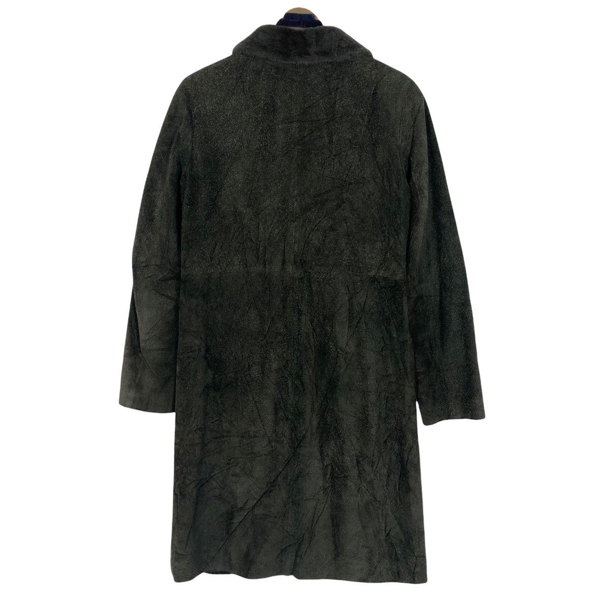 agnes b. Vintage Agnes B Special Suede Leather Car Coat Long Jacket Size US S / EU 44-46 / 1 - 9 Thumbnail