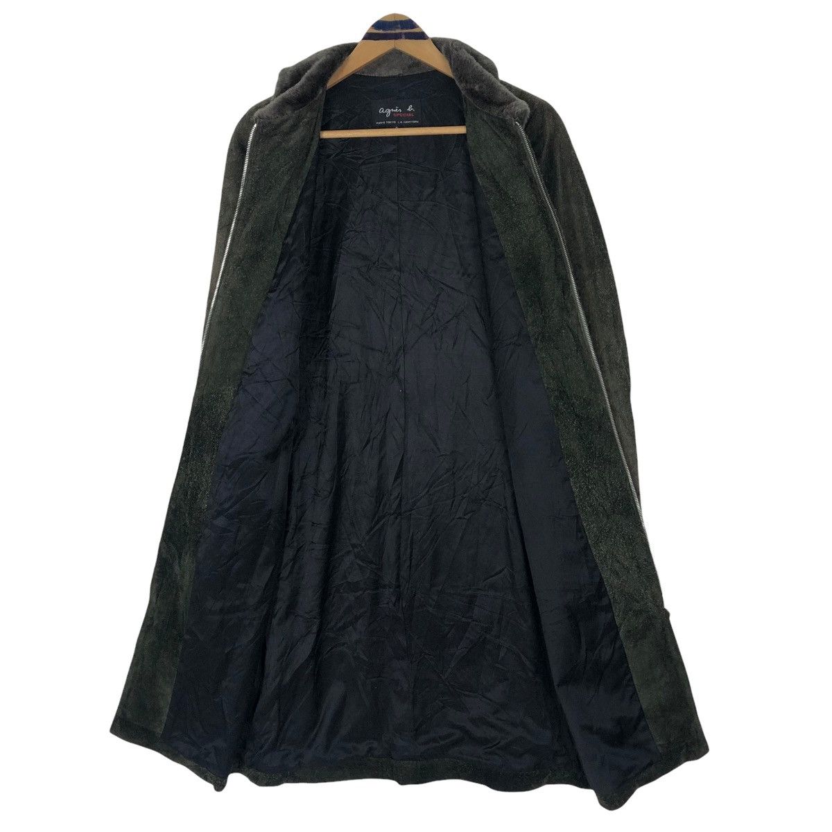 agnes b. Vintage Agnes B Special Suede Leather Car Coat Long Jacket Size US S / EU 44-46 / 1 - 8 Thumbnail