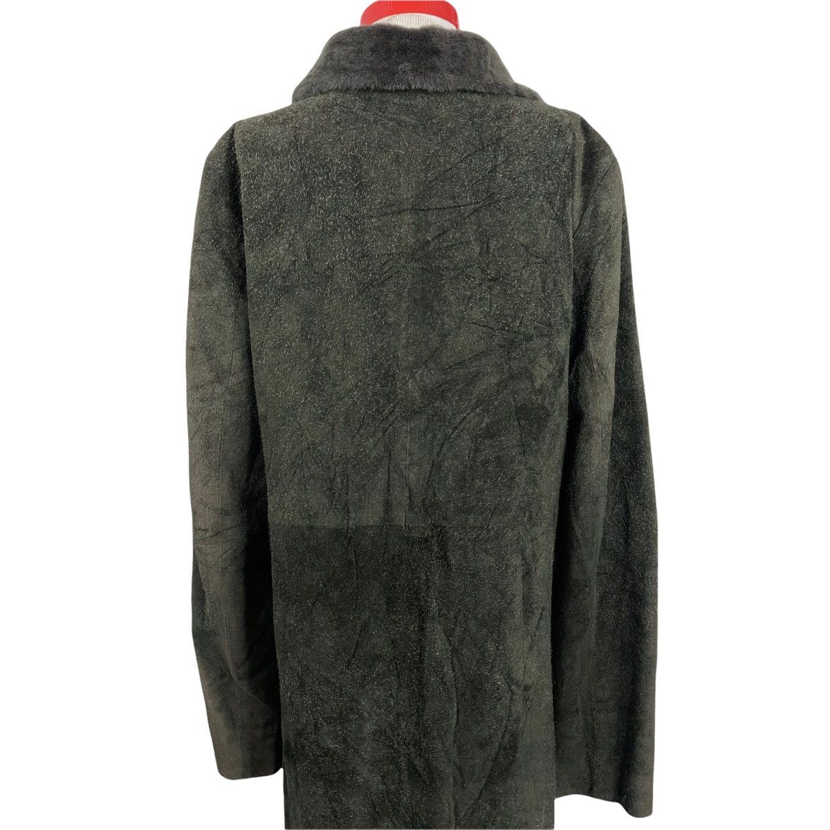 agnes b. Vintage Agnes B Special Suede Leather Car Coat Long Jacket Size US S / EU 44-46 / 1 - 5 Thumbnail