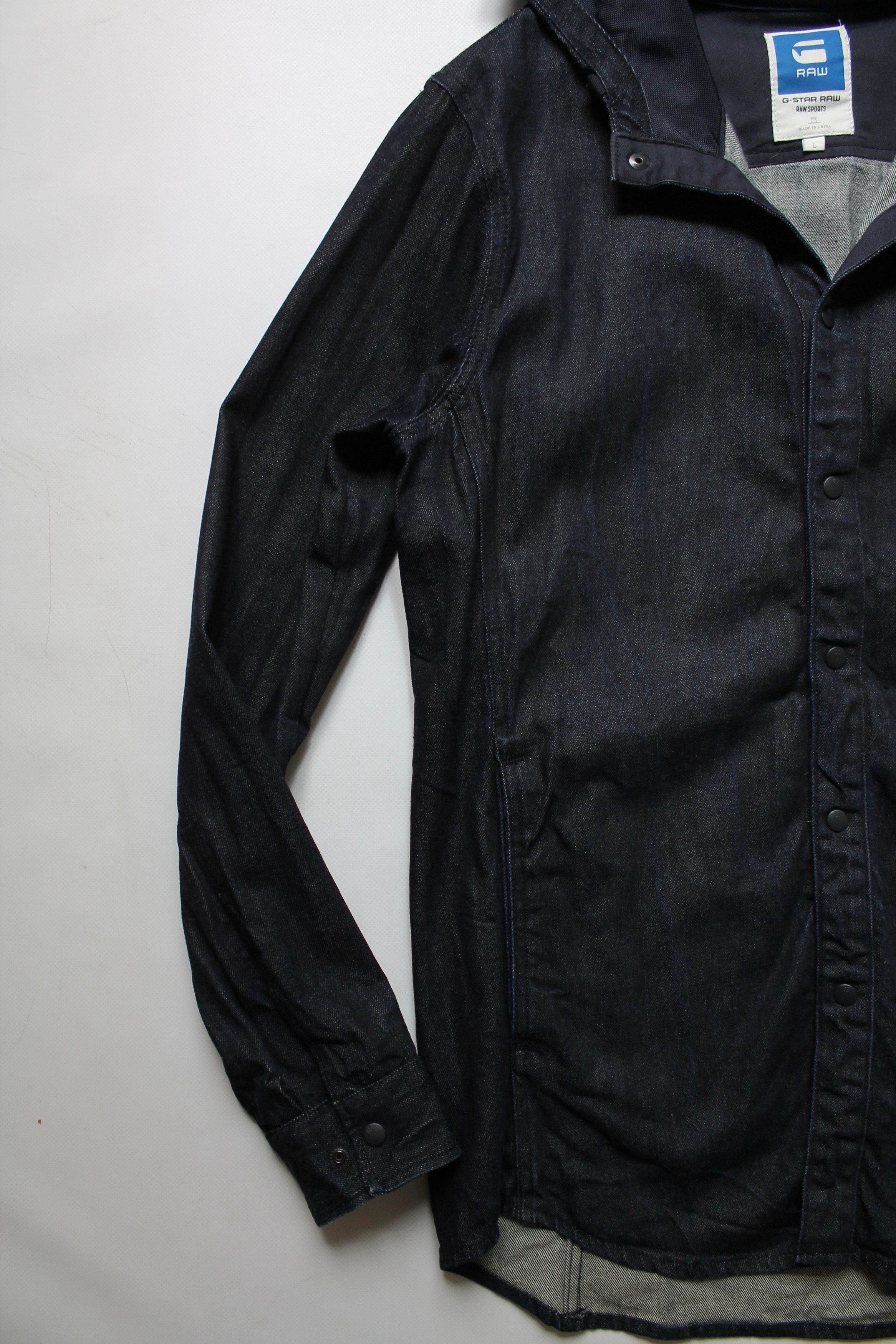 G-Star G Star Raw Hooded Denim Light Jacket Overshirt Long Size US M / EU 48-50 / 2 - 14 Thumbnail
