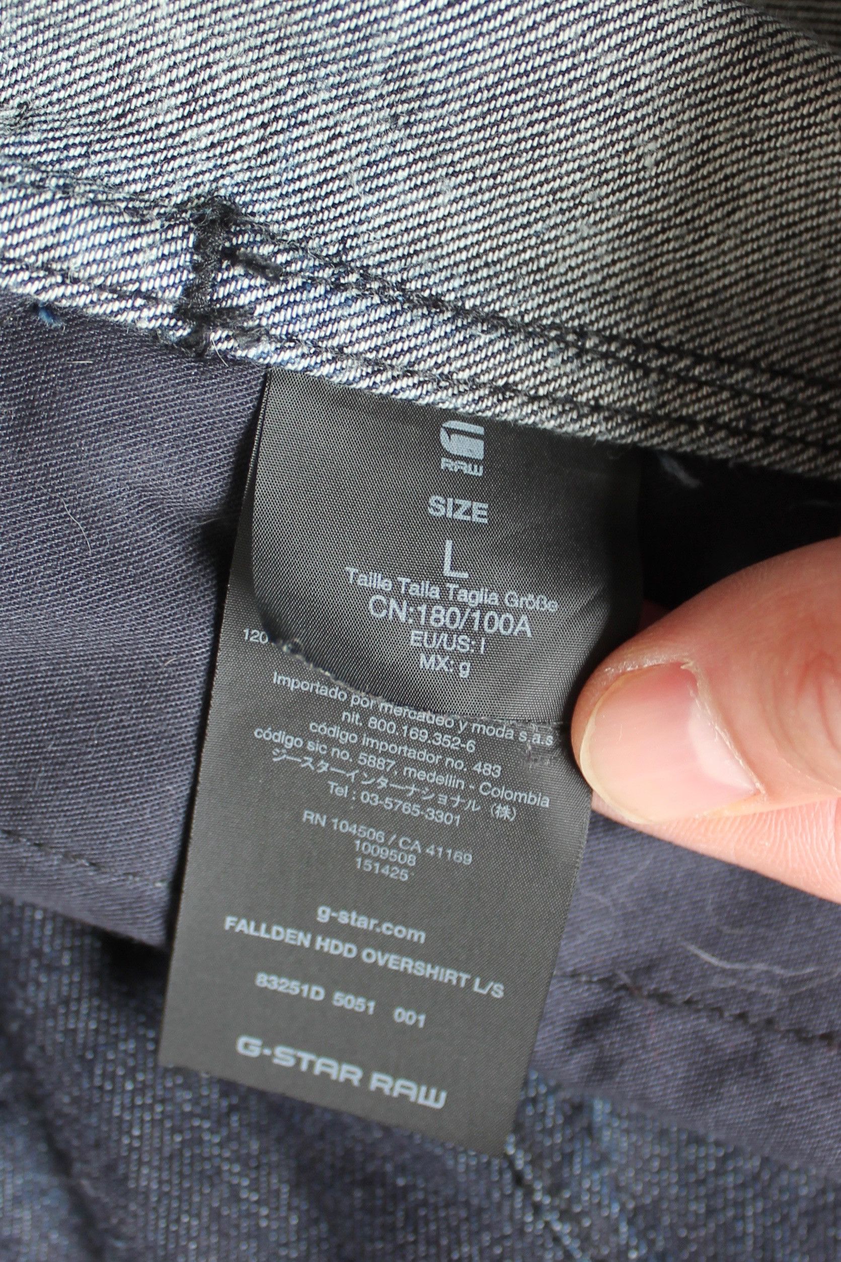 G-Star G Star Raw Hooded Denim Light Jacket Overshirt Long Size US M / EU 48-50 / 2 - 17 Thumbnail
