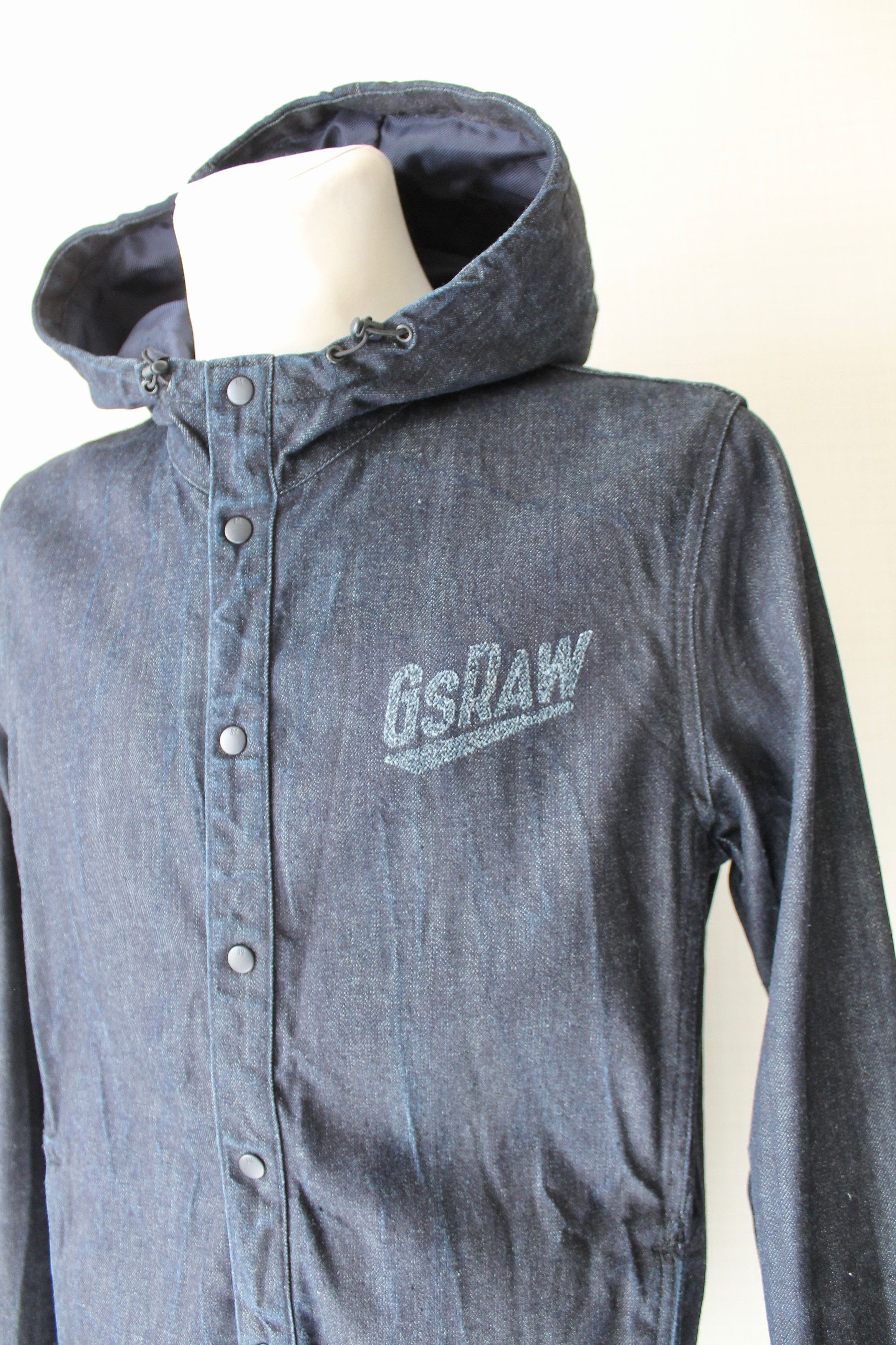 G-Star G Star Raw Hooded Denim Light Jacket Overshirt Long Size US M / EU 48-50 / 2 - 2 Thumbnail
