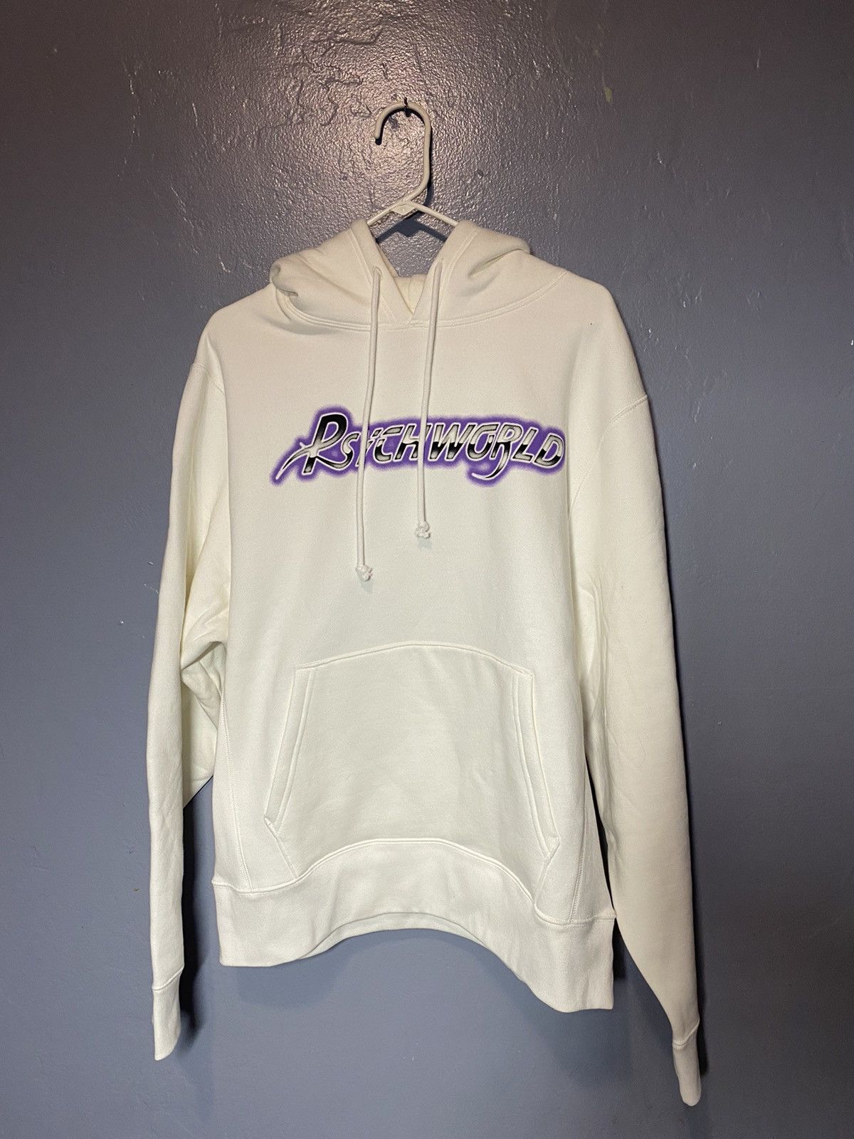 Streetwear Psychworld x Yams Day 2021 White Praying Hands Hoodie Men Grailed