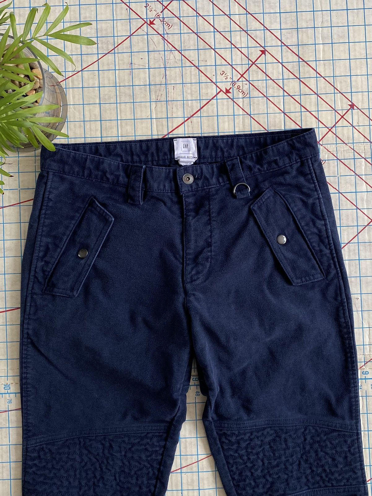 GQ × Gap × Michael Bastian Gap x Michael Bastian GQ For Gap Navy Blue Moro Pants 30x32 Size US 30 / EU 46 - 5 Thumbnail