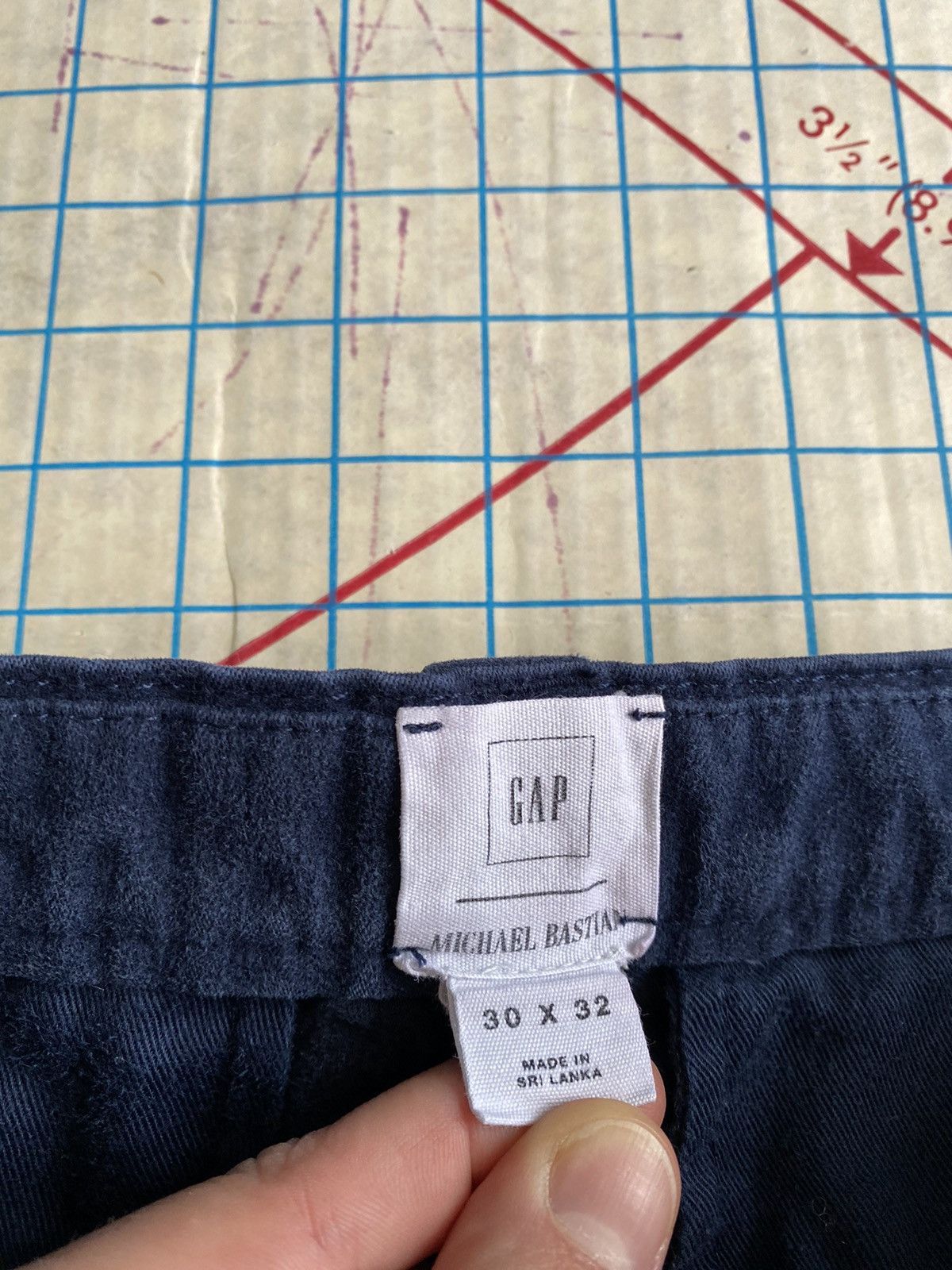 GQ × Gap × Michael Bastian Gap x Michael Bastian GQ For Gap Navy Blue Moro Pants 30x32 Size US 30 / EU 46 - 7 Thumbnail