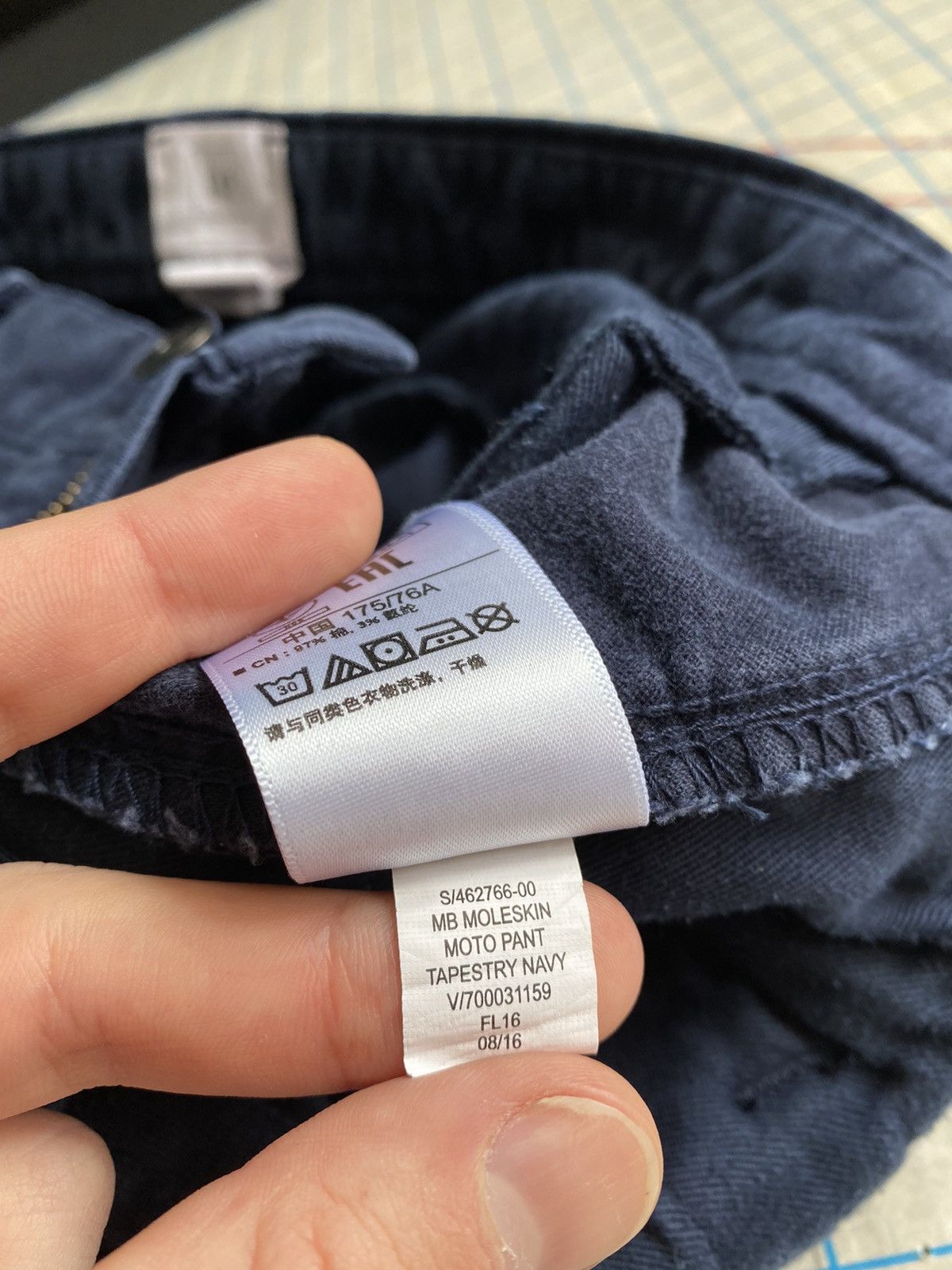 GQ × Gap × Michael Bastian Gap x Michael Bastian GQ For Gap Navy Blue Moro Pants 30x32 Size US 30 / EU 46 - 9 Thumbnail