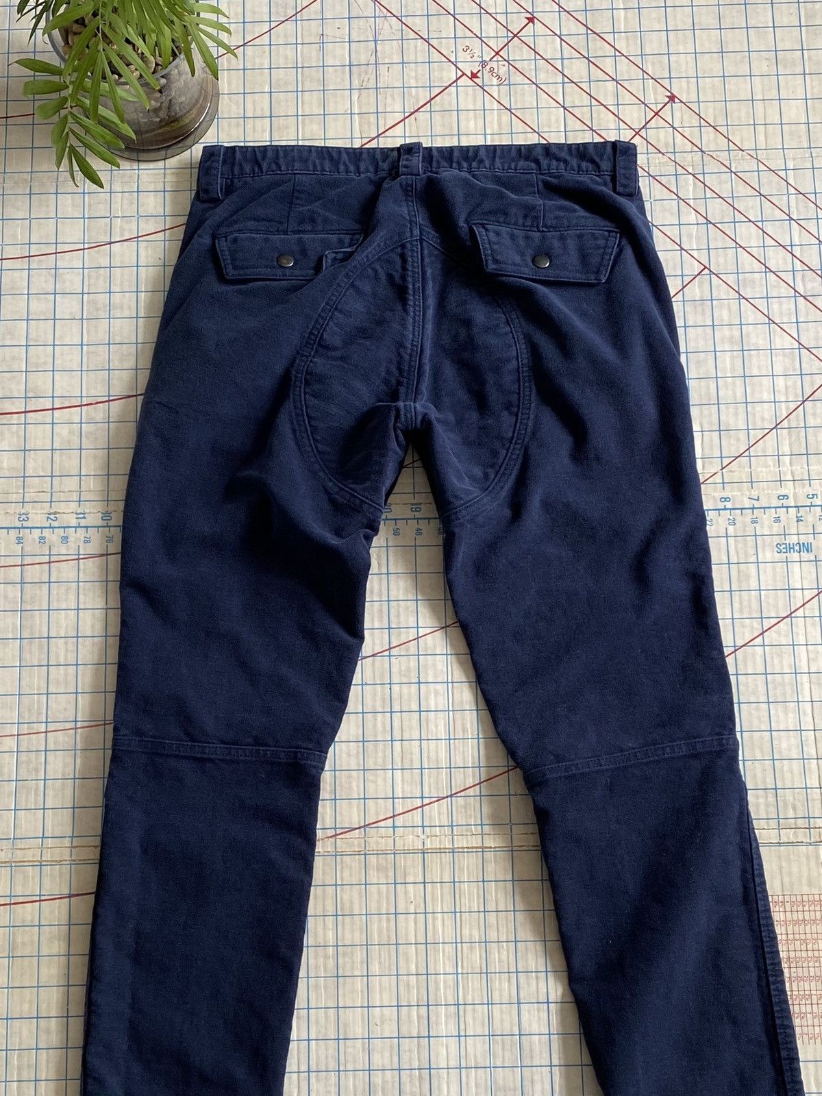 GQ × Gap × Michael Bastian Gap x Michael Bastian GQ For Gap Navy Blue Moro Pants 30x32 Size US 30 / EU 46 - 11 Thumbnail