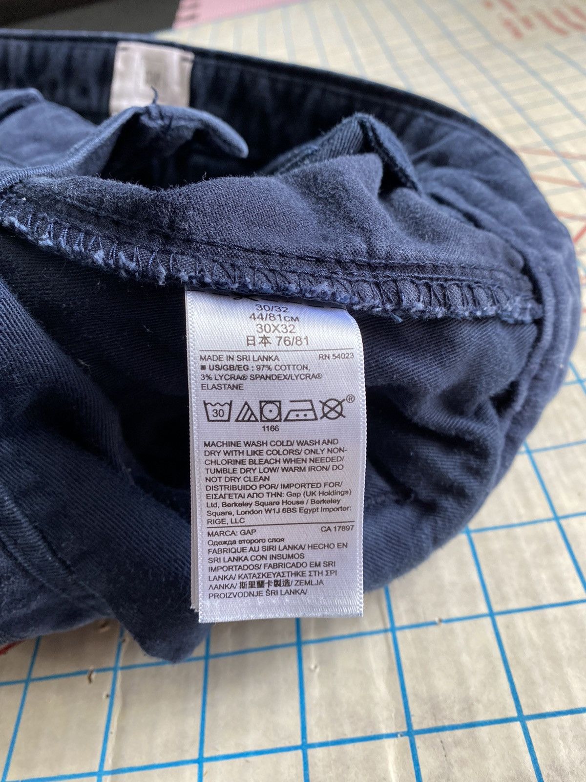 GQ × Gap × Michael Bastian Gap x Michael Bastian GQ For Gap Navy Blue Moro Pants 30x32 Size US 30 / EU 46 - 8 Thumbnail