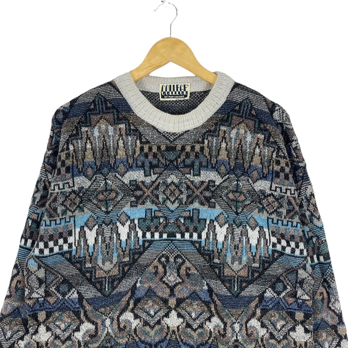 Other ❄️MARCAZZANI ITALY ART WOOL SWEATSHIRT CREWNECK Size US M / EU 48-50 / 2 - 2 Thumbnail