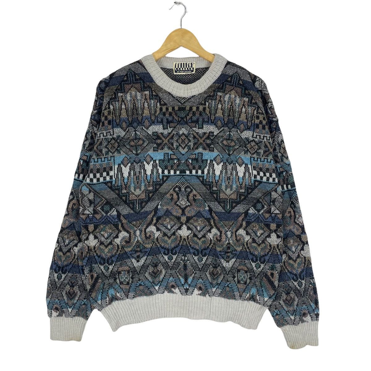 Other ❄️MARCAZZANI ITALY ART WOOL SWEATSHIRT CREWNECK Size US M / EU 48-50 / 2 - 1 Thumbnail