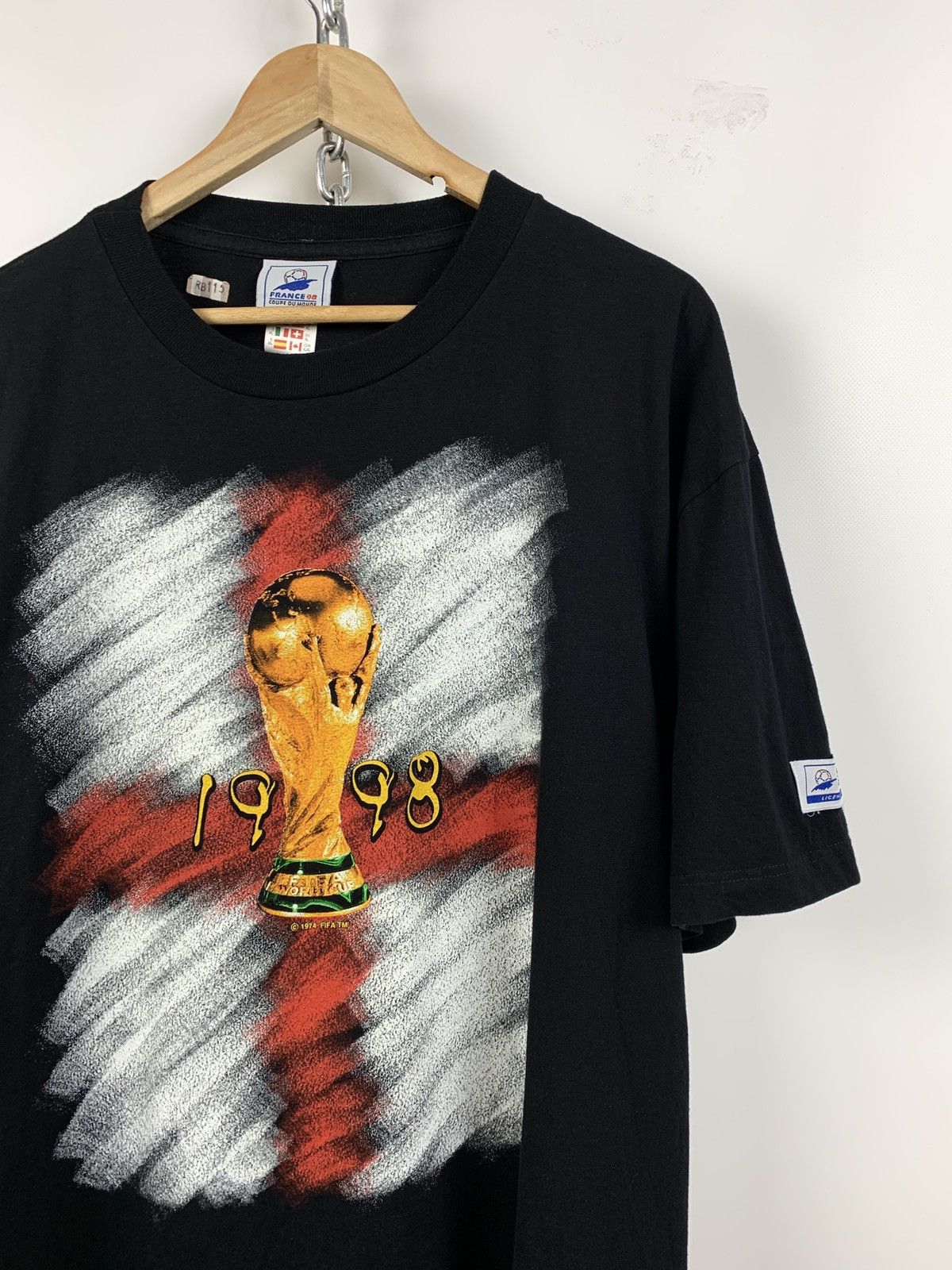 Adidas 1998 Vintage Adidas France FIFA World Cup T-Shirt Size US XL / EU 56 / 4 - 3 Thumbnail