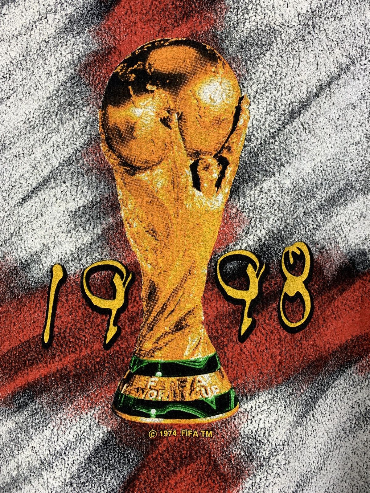 Adidas 1998 Vintage Adidas France FIFA World Cup T-Shirt Size US XL / EU 56 / 4 - 5 Thumbnail