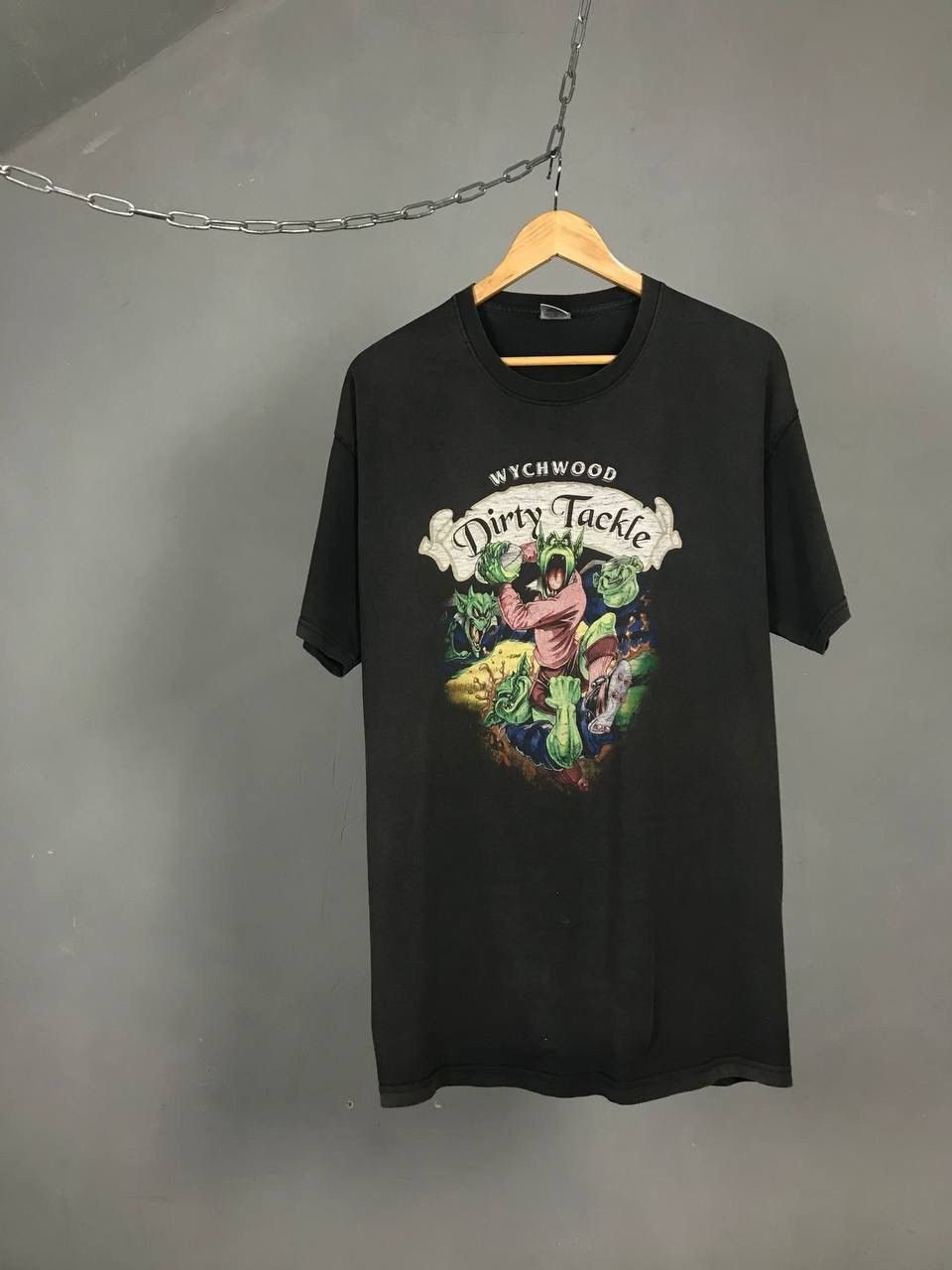Vintage Wychwood Dirty Tackle vintage black tee Size US XL / EU 56 / 4 - 1 Thumbnail