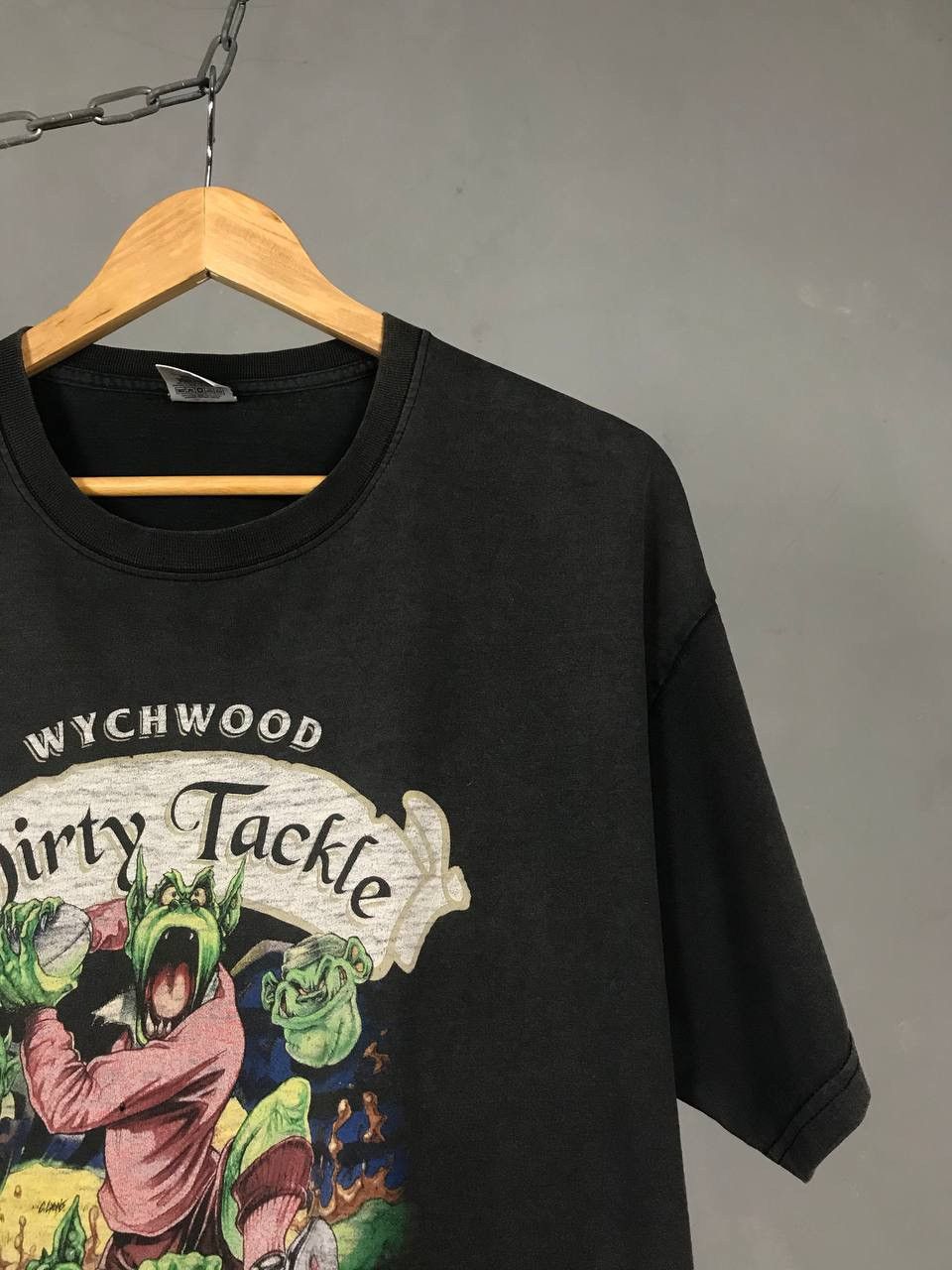 Vintage Wychwood Dirty Tackle vintage black tee Size US XL / EU 56 / 4 - 2 Thumbnail