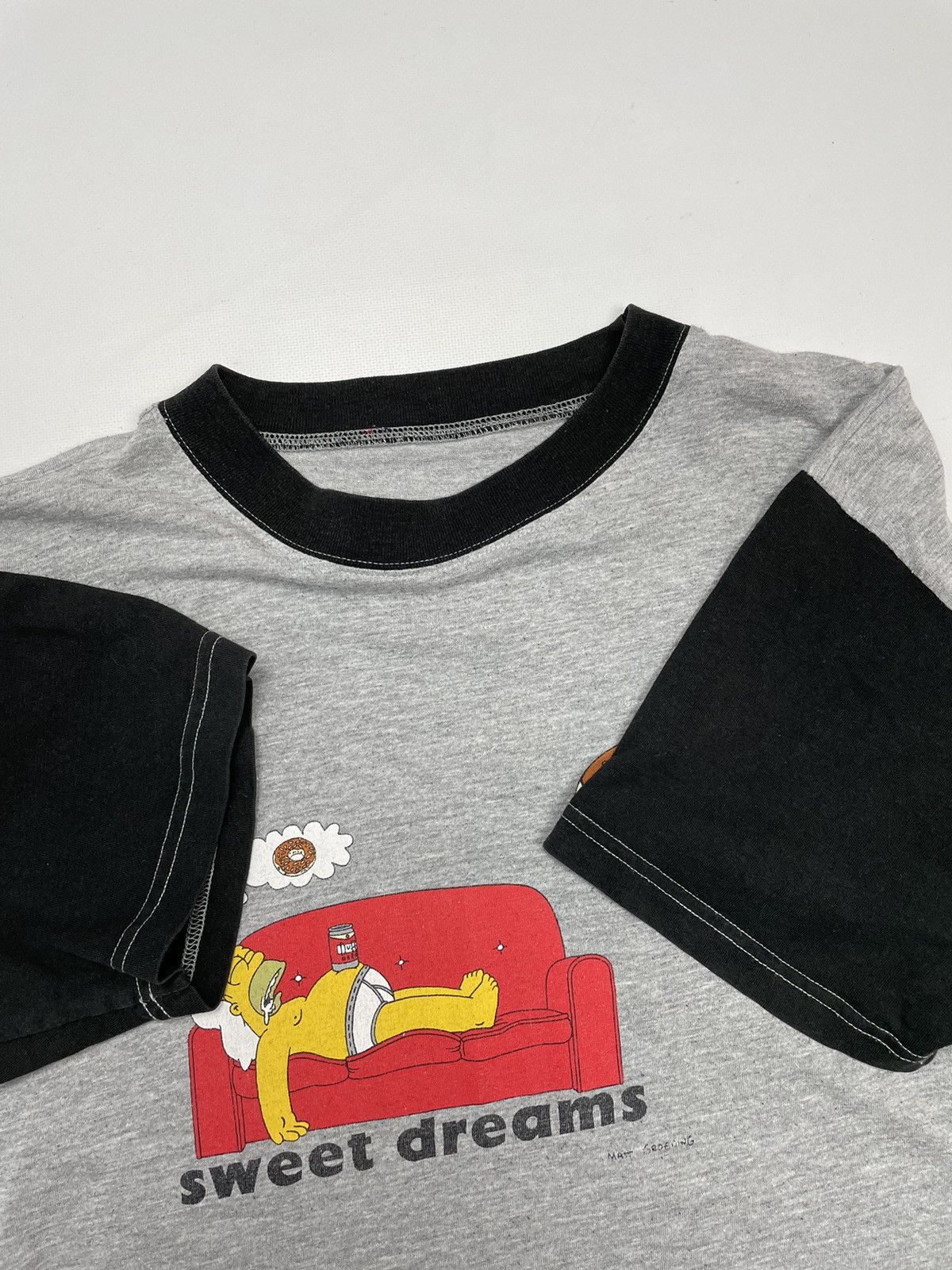 Cartoon Network × The Simpsons × Vintage Vintage 90s The Simpsons Homer Sweet Dreams T-Shirt Size US XL / EU 56 / 4 - 3 Thumbnail