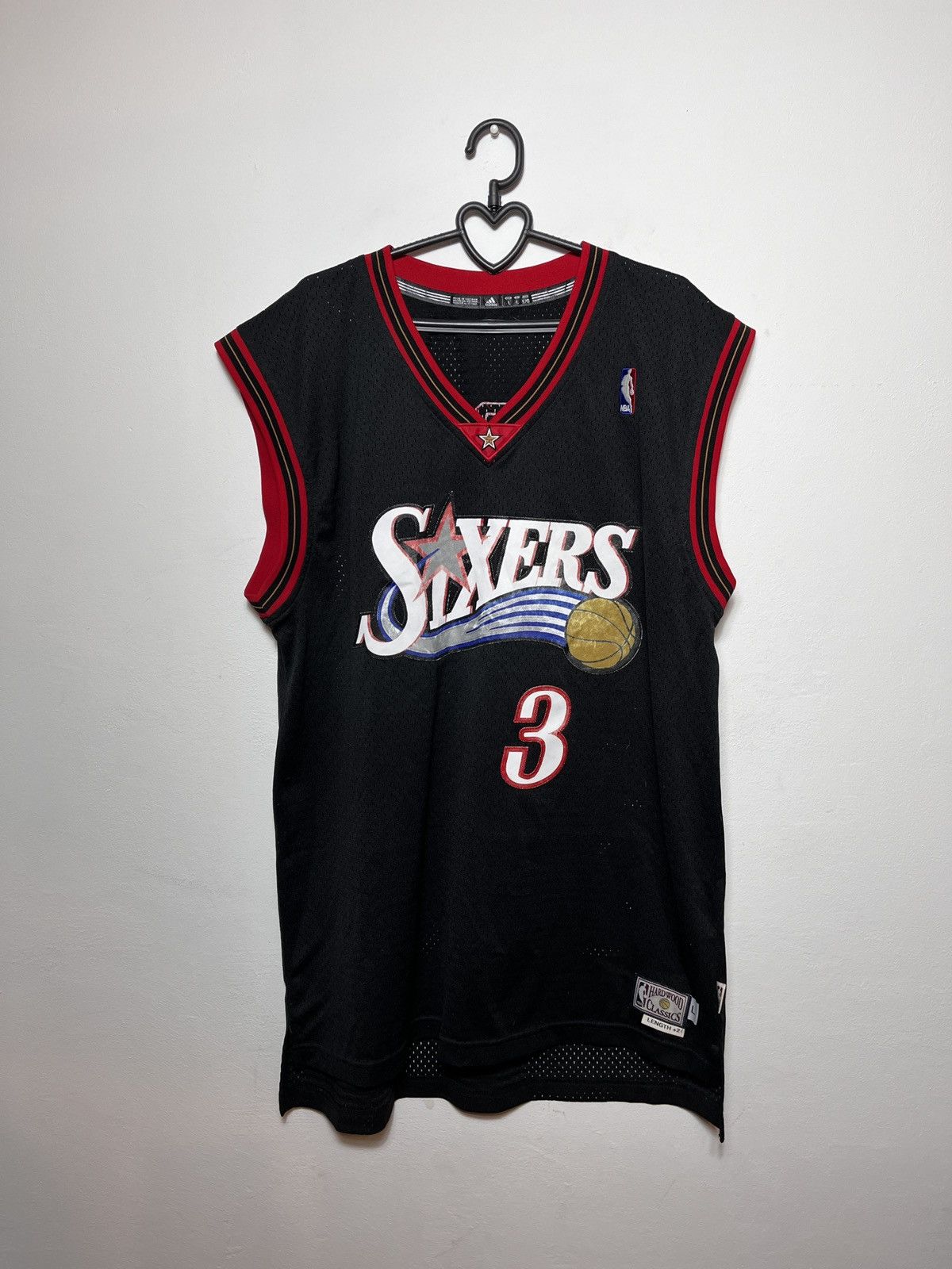 hardwood classic iverson jersey