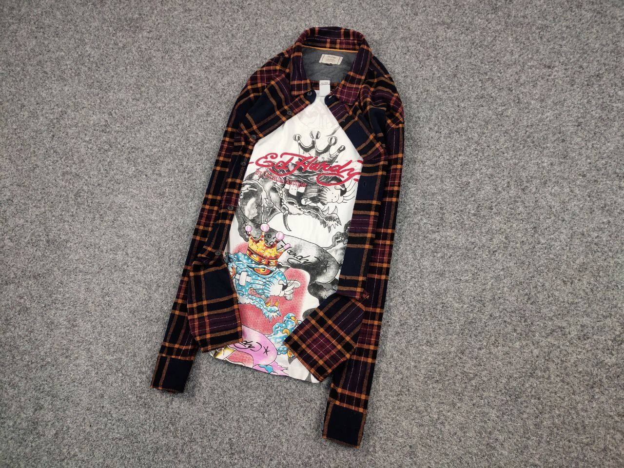 Flannel Vintage Flannel Shirt Travis Scott Style Size US XL / EU 56 / 4 - 3 Thumbnail