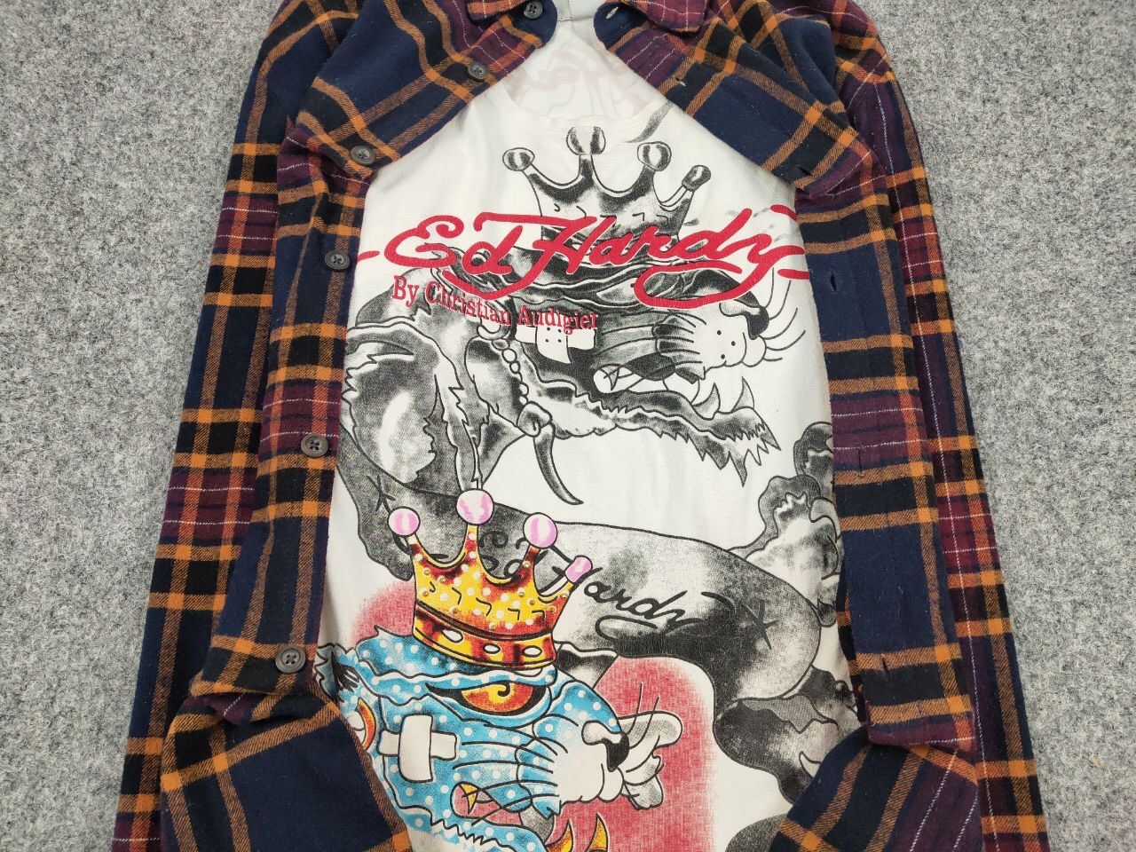 Flannel Vintage Flannel Shirt Travis Scott Style Size US XL / EU 56 / 4 - 6 Thumbnail