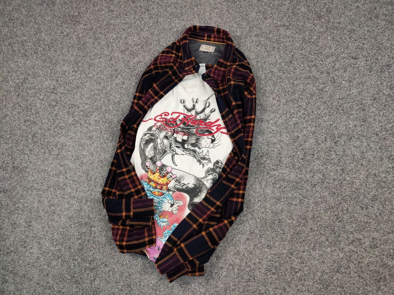 Flannel Vintage Flannel Shirt Travis Scott Style Size US XL / EU 56 / 4 - 9 Thumbnail