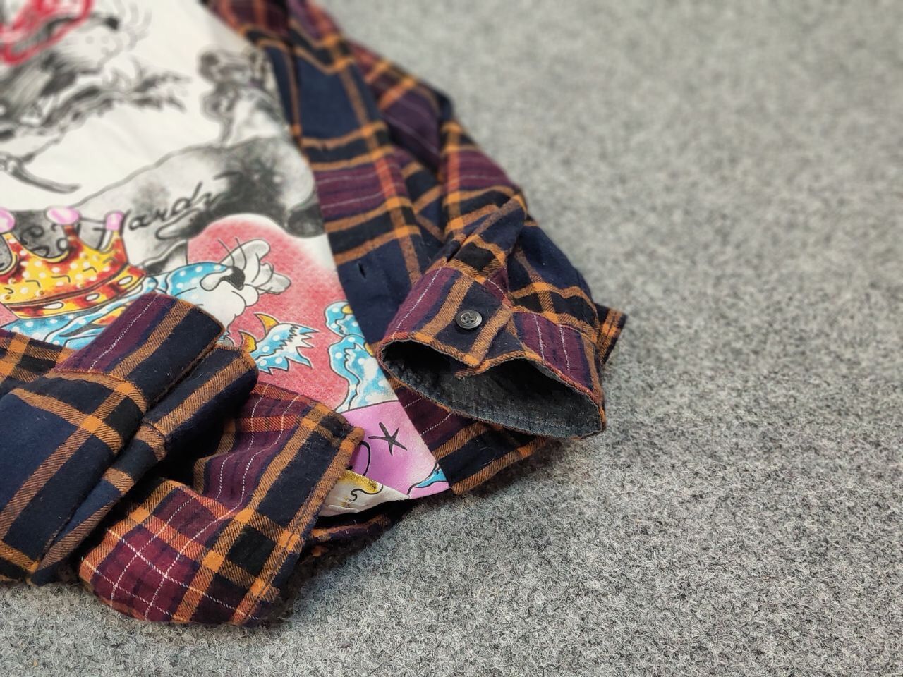 Flannel Vintage Flannel Shirt Travis Scott Style Size US XL / EU 56 / 4 - 10 Thumbnail