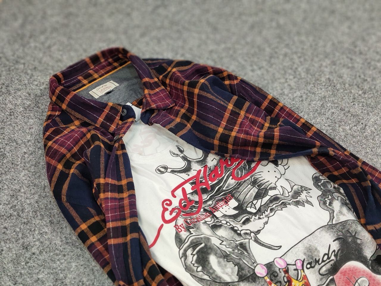 Flannel Vintage Flannel Shirt Travis Scott Style Size US XL / EU 56 / 4 - 11 Thumbnail