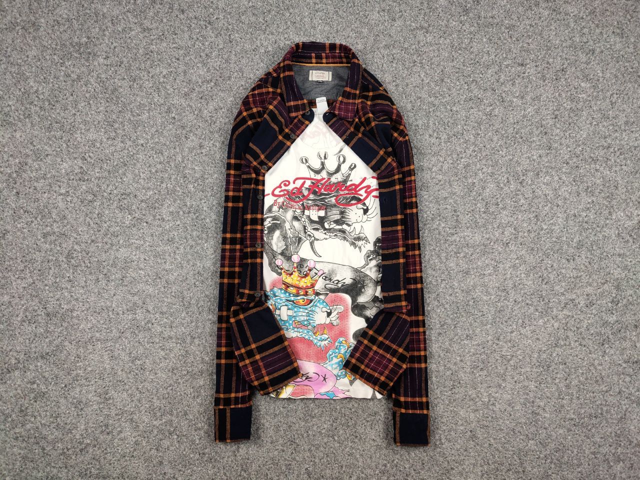 Flannel Vintage Flannel Shirt Travis Scott Style Size US XL / EU 56 / 4 - 1 Thumbnail