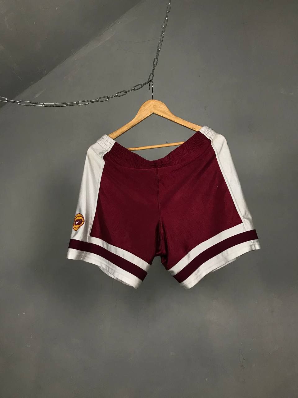 Nike × Vintage Nike swoosh streetwear vintage shorts Size US 36 / EU 52 - 7 Thumbnail