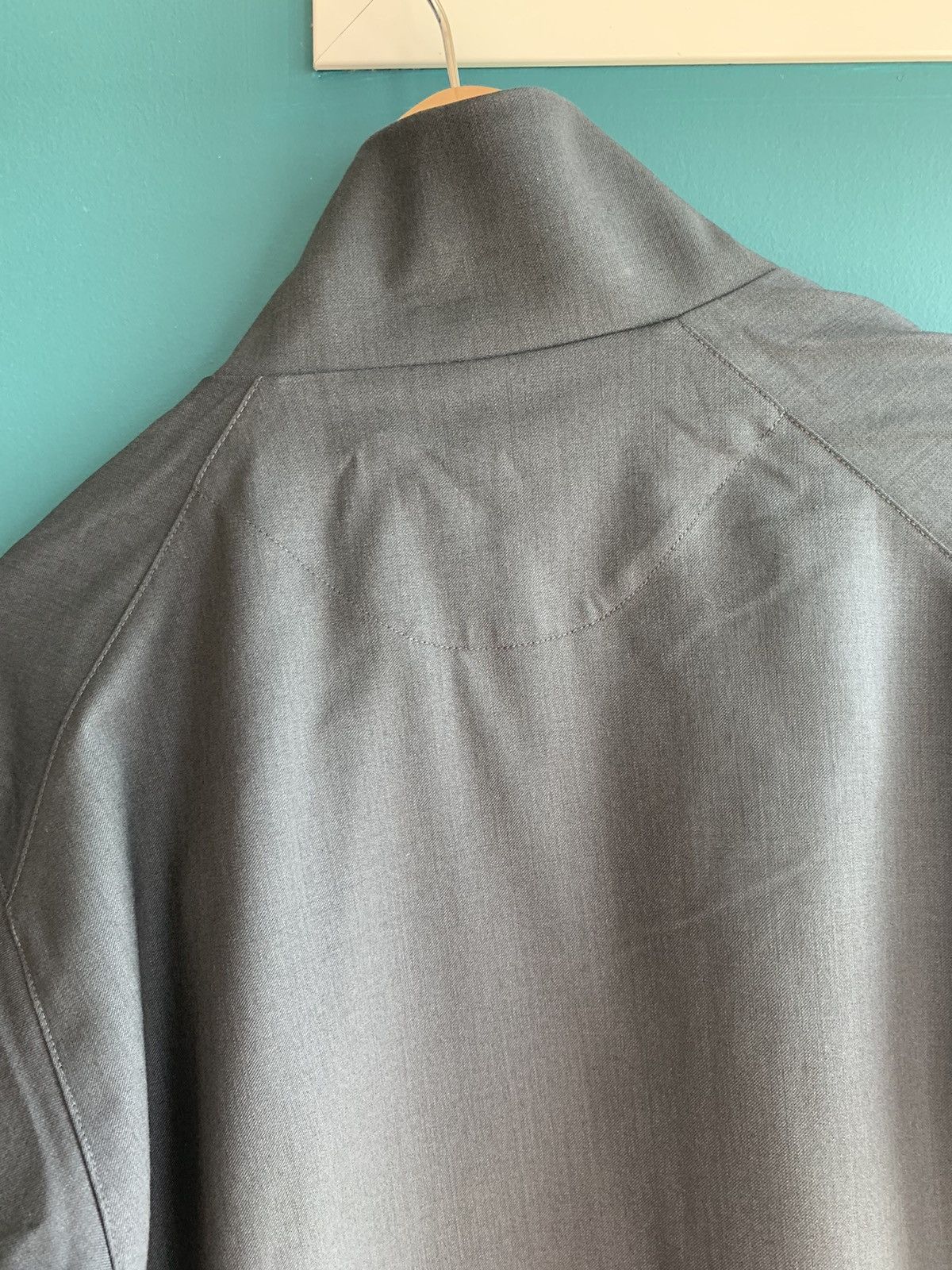 Y-3 Y-3 Grey Refined Wool Track Jacket Size US M / EU 48-50 / 2 - 6 Thumbnail