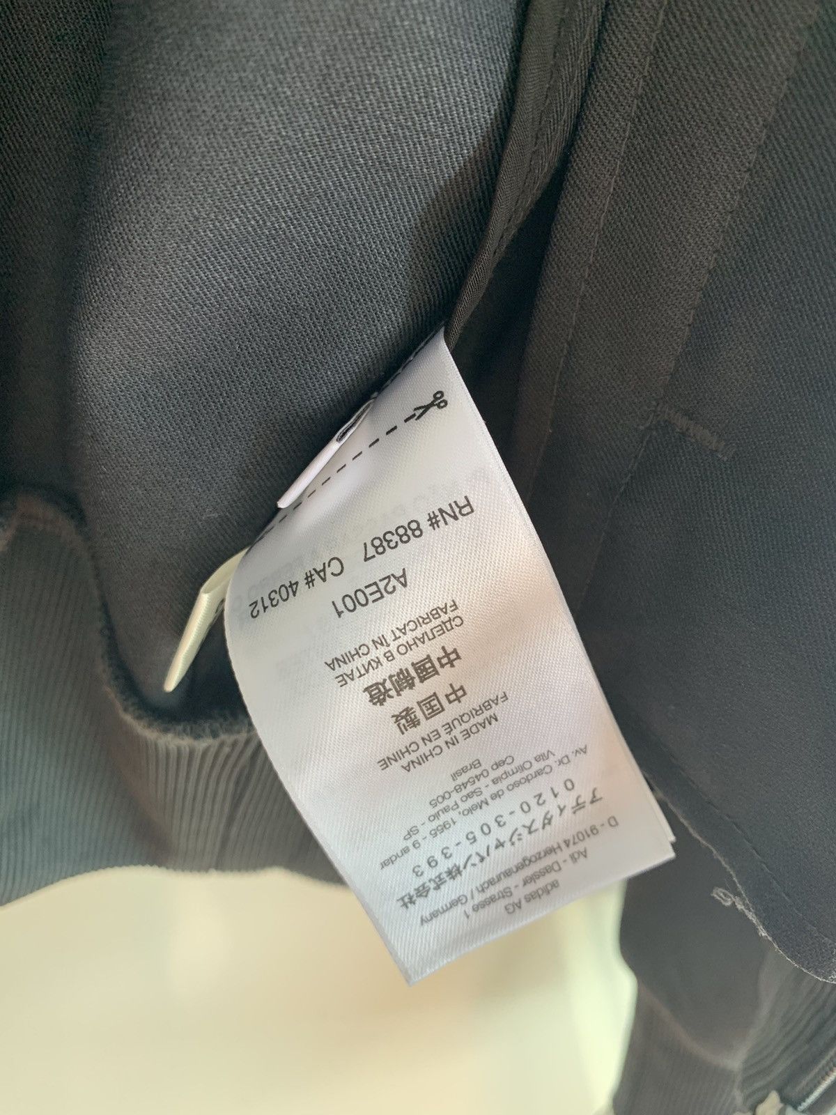 Y-3 Y-3 Grey Refined Wool Track Jacket Size US M / EU 48-50 / 2 - 7 Thumbnail
