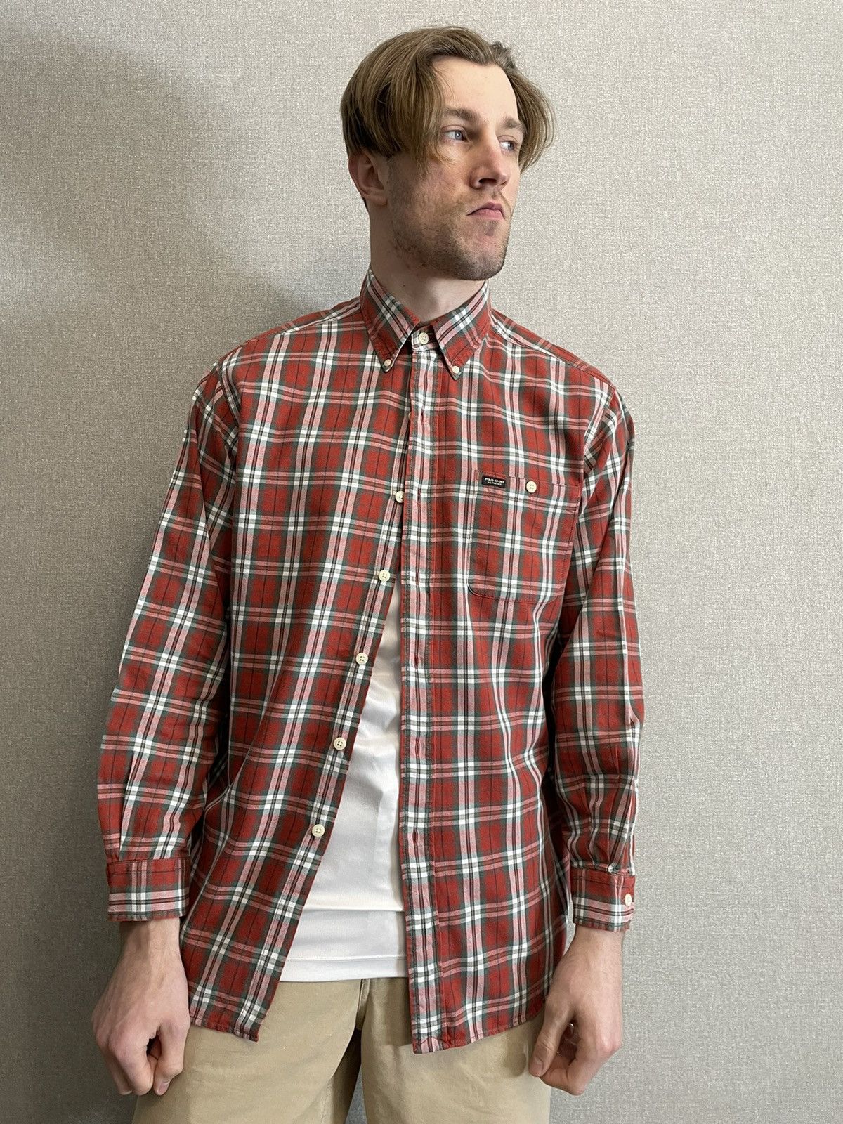 Other Ralph Laurent POLO SPORT Vintage Checkered Shirt Long sleeve Size US L / EU 52-54 / 3 - 6 Thumbnail
