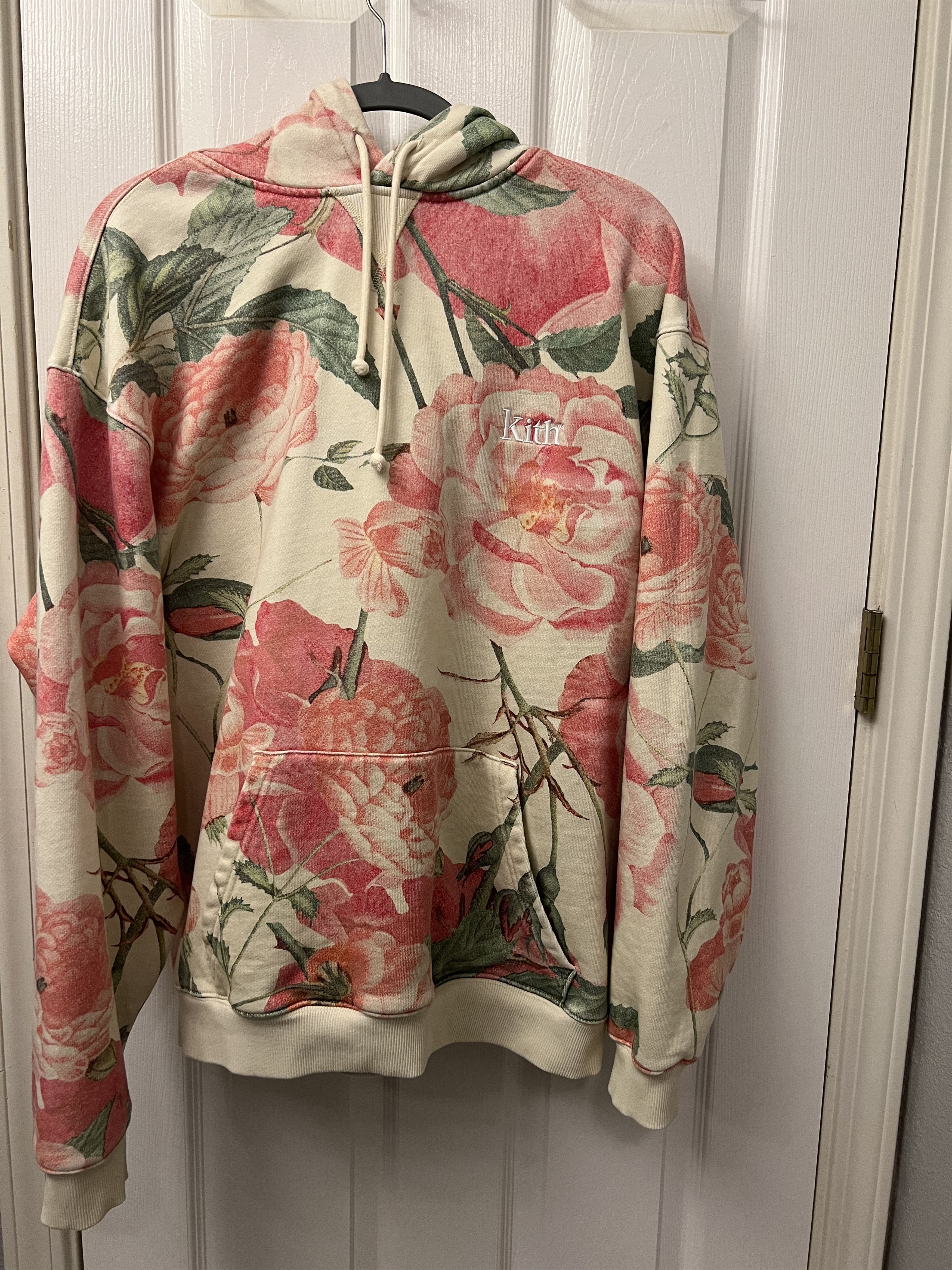 Kith peony best sale print hoodie