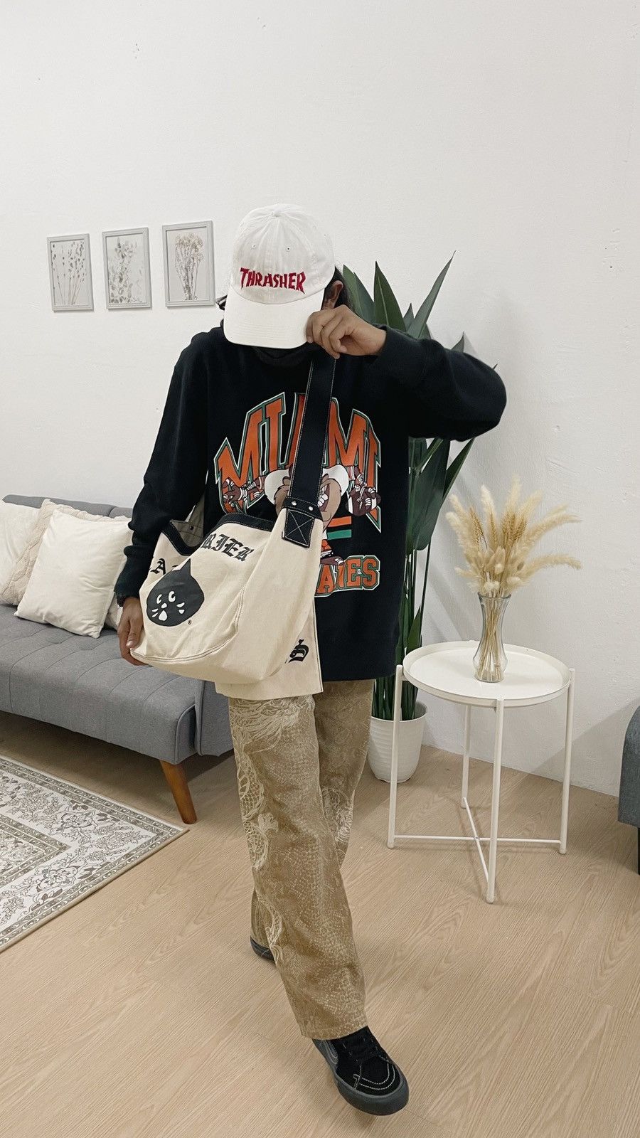 Issey Miyake × Ne-Net Ne-Net by Issey Miyake Cat Carrier Cross Body Bag Size ONE SIZE - 14 Thumbnail