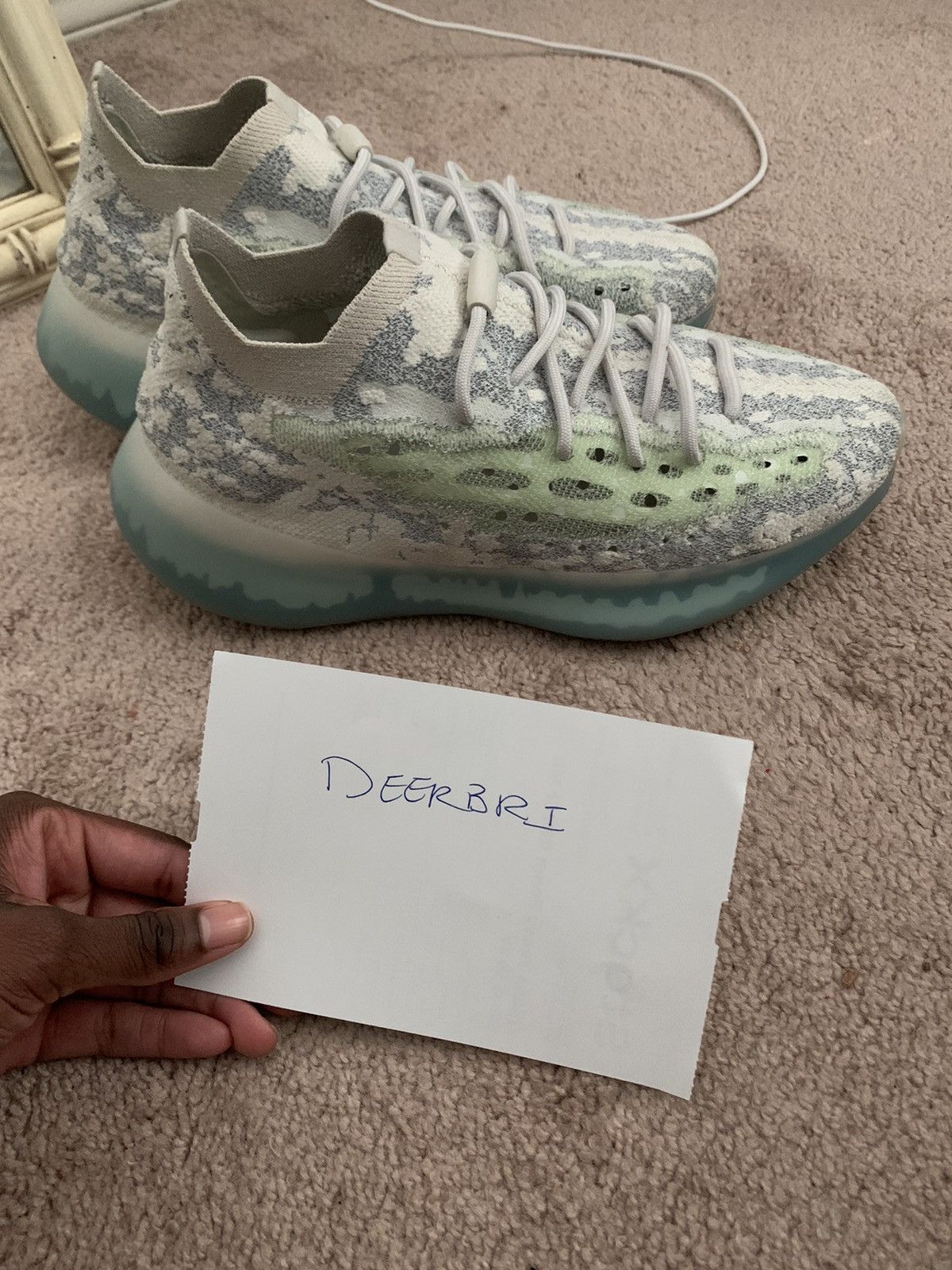 Adidas × Kanye West Yeezy boost 380 alien blue Size US 10 / EU 43 - 2 Thumbnail