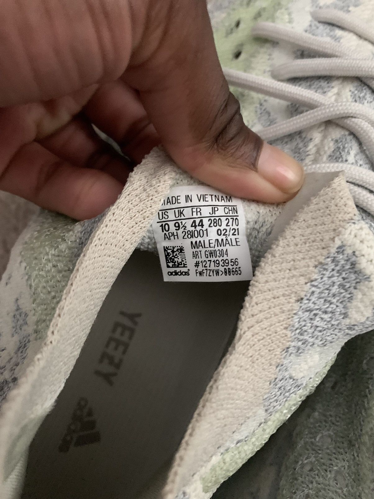 Adidas × Kanye West Yeezy boost 380 alien blue Size US 10 / EU 43 - 3 Thumbnail