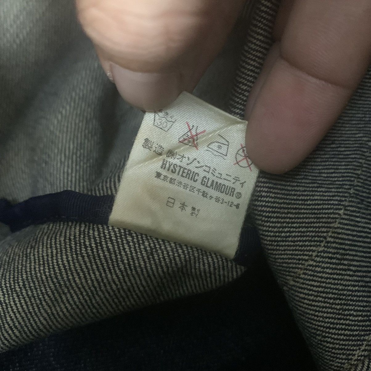 Hysteric Glamour Rare item Hysteric Glamour raw denim heavy Selvedge Size ONE SIZE - 10 Thumbnail