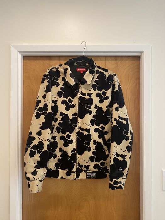 専用Supreme 15aw Velveteen Work Jacket Cow - ブルゾン