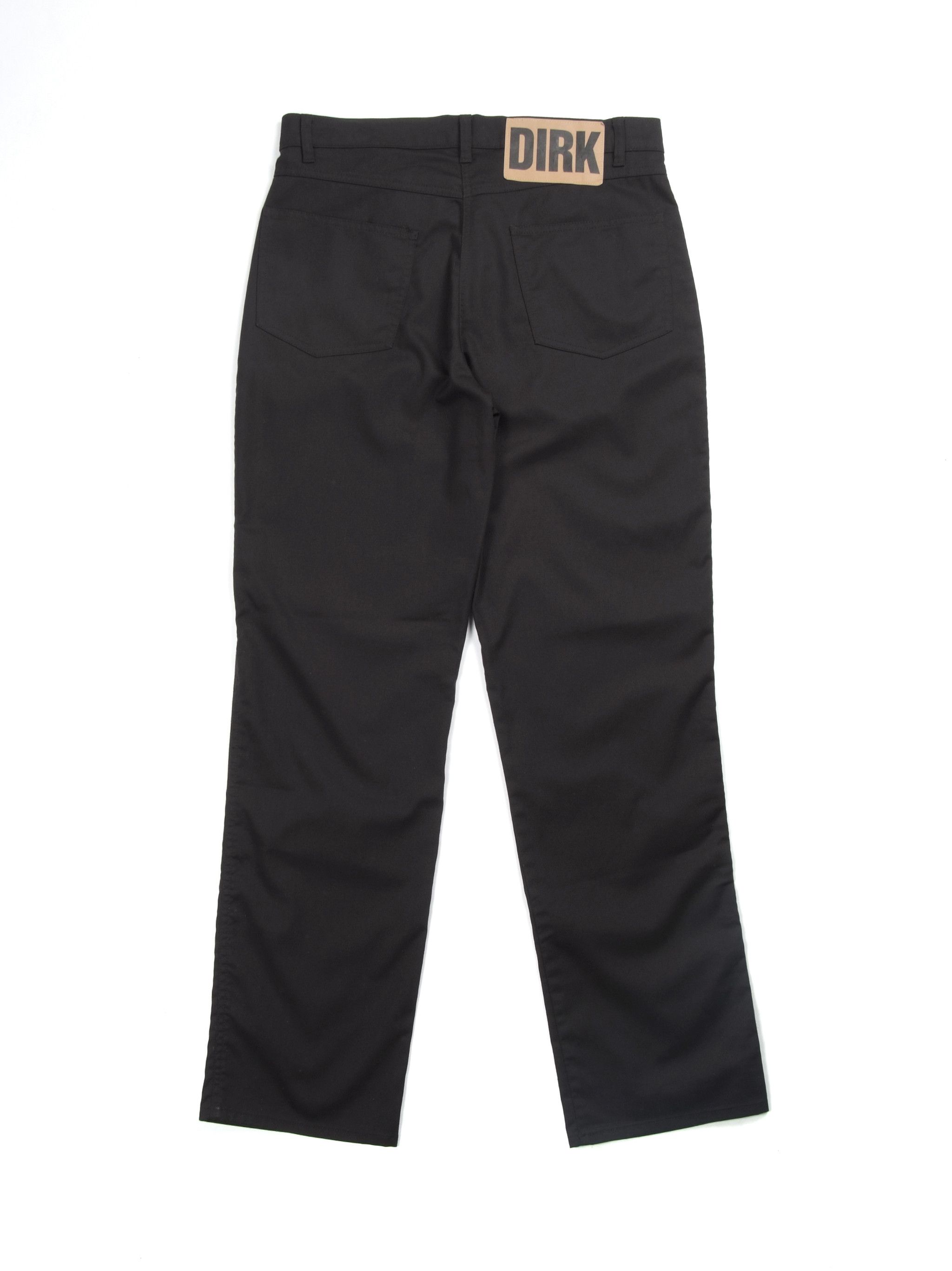 Dirk Bikkembergs VTG y2k Dirk Bikkembergs Straight Black Jeans Size US 32 / EU 48 - 2 Thumbnail
