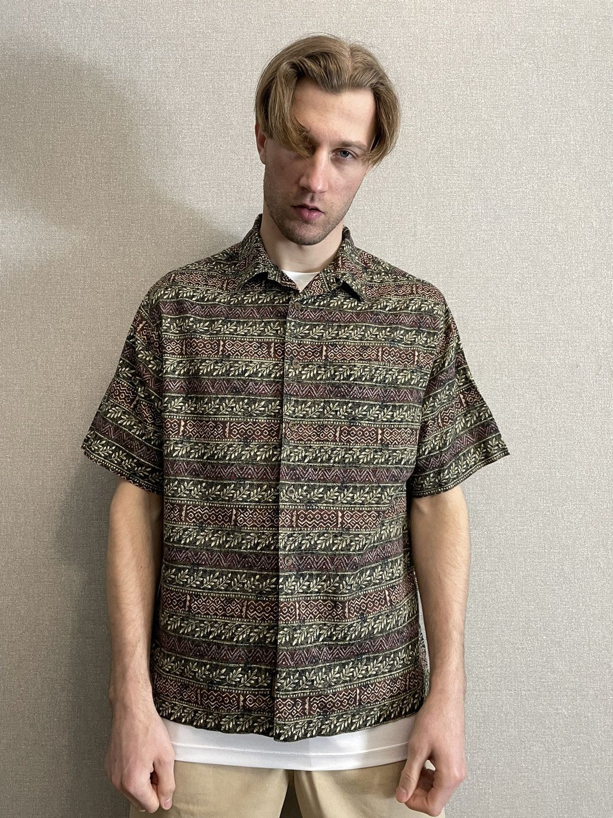 Other John Rich and Bros WOOLRICH Hawaii shirt short sleeve Size US L / EU 52-54 / 3 - 4 Thumbnail