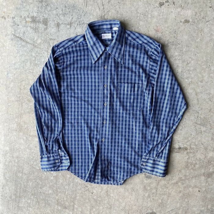 Vintage VTG Marlboro Classics Button Up Shirt Plaid Long Sleeve Grailed