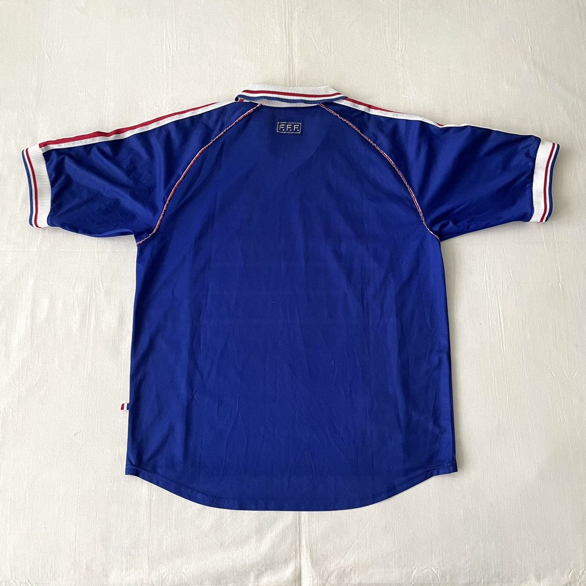 Adidas Vtg 1998/00 Adidas France Home Jersey Zidane Football Shirt Size US L / EU 52-54 / 3 - 11 Thumbnail