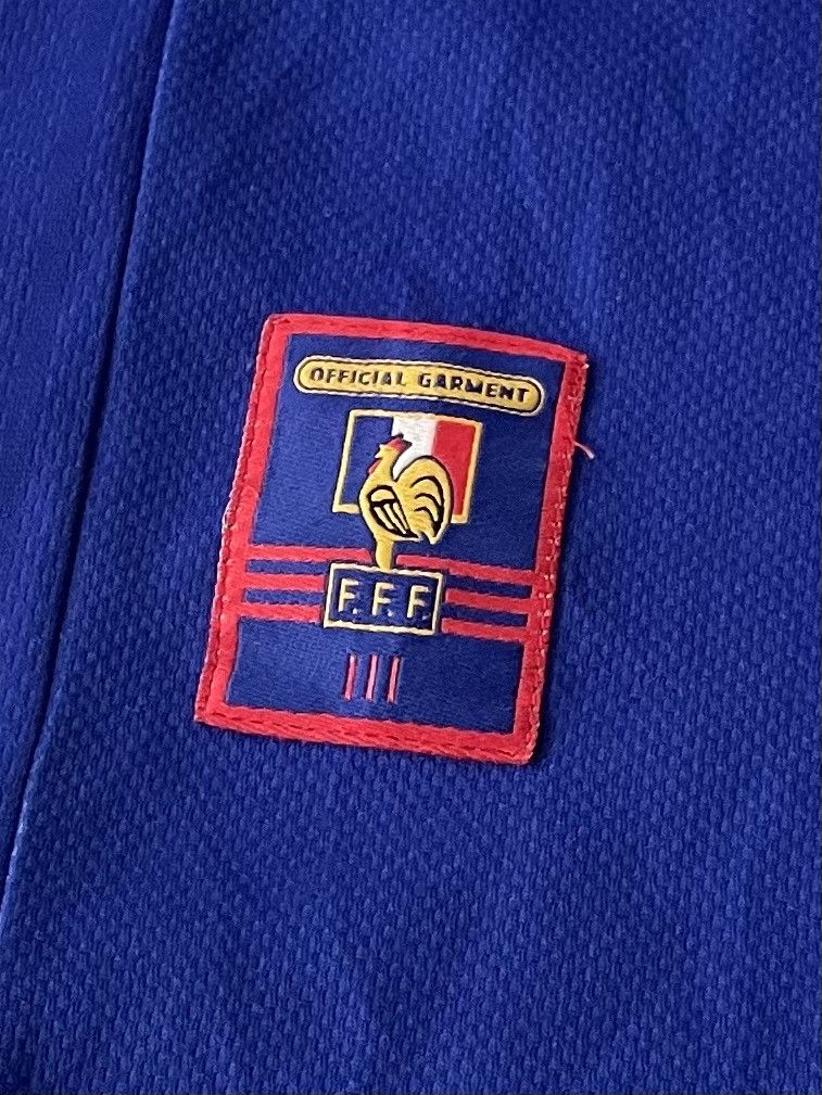 Adidas Vtg 1998/00 Adidas France Home Jersey Zidane Football Shirt Size US L / EU 52-54 / 3 - 3 Thumbnail
