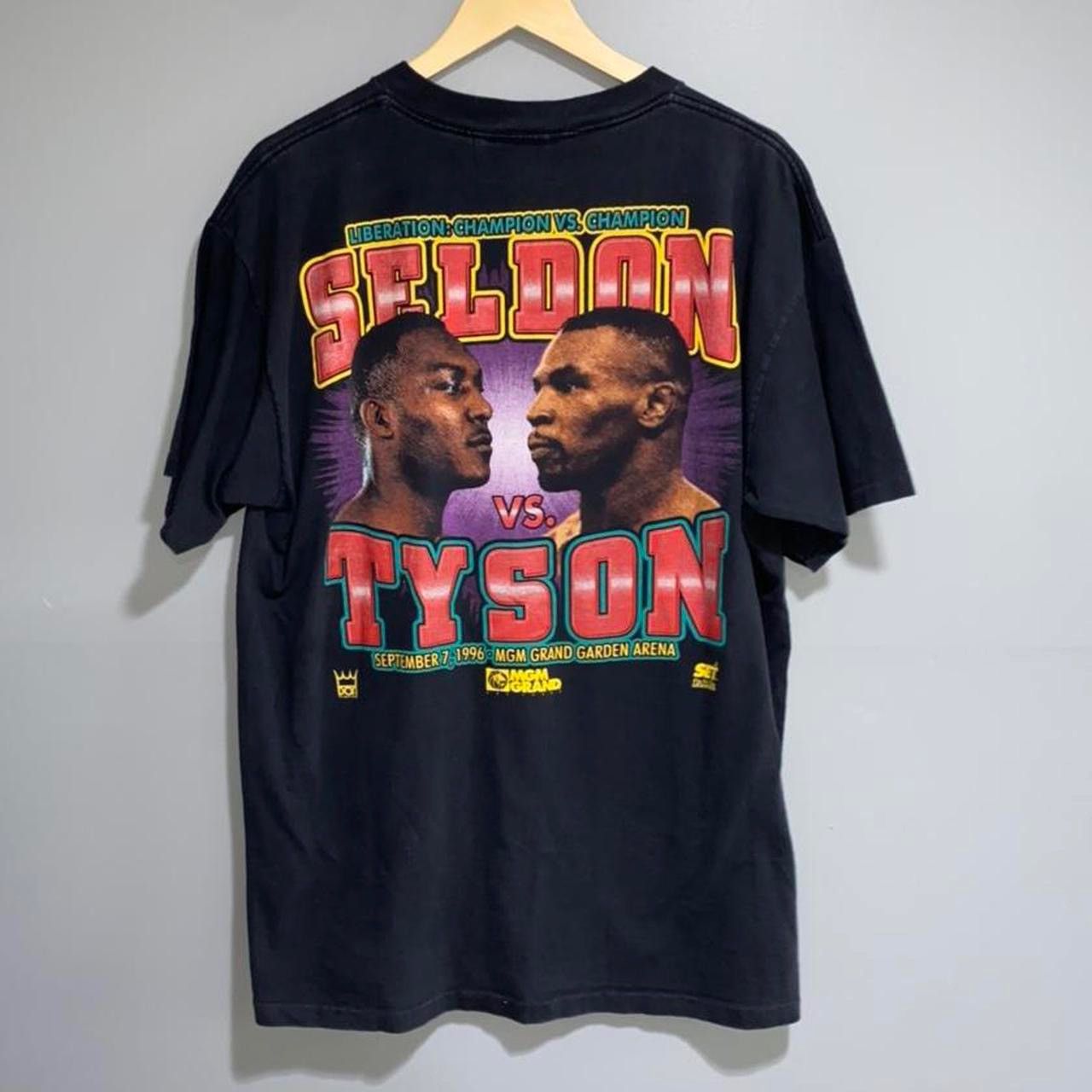 Vintage Tyson vs. Seldon boxing tee Mike Tyson 90's 90s vintage ...