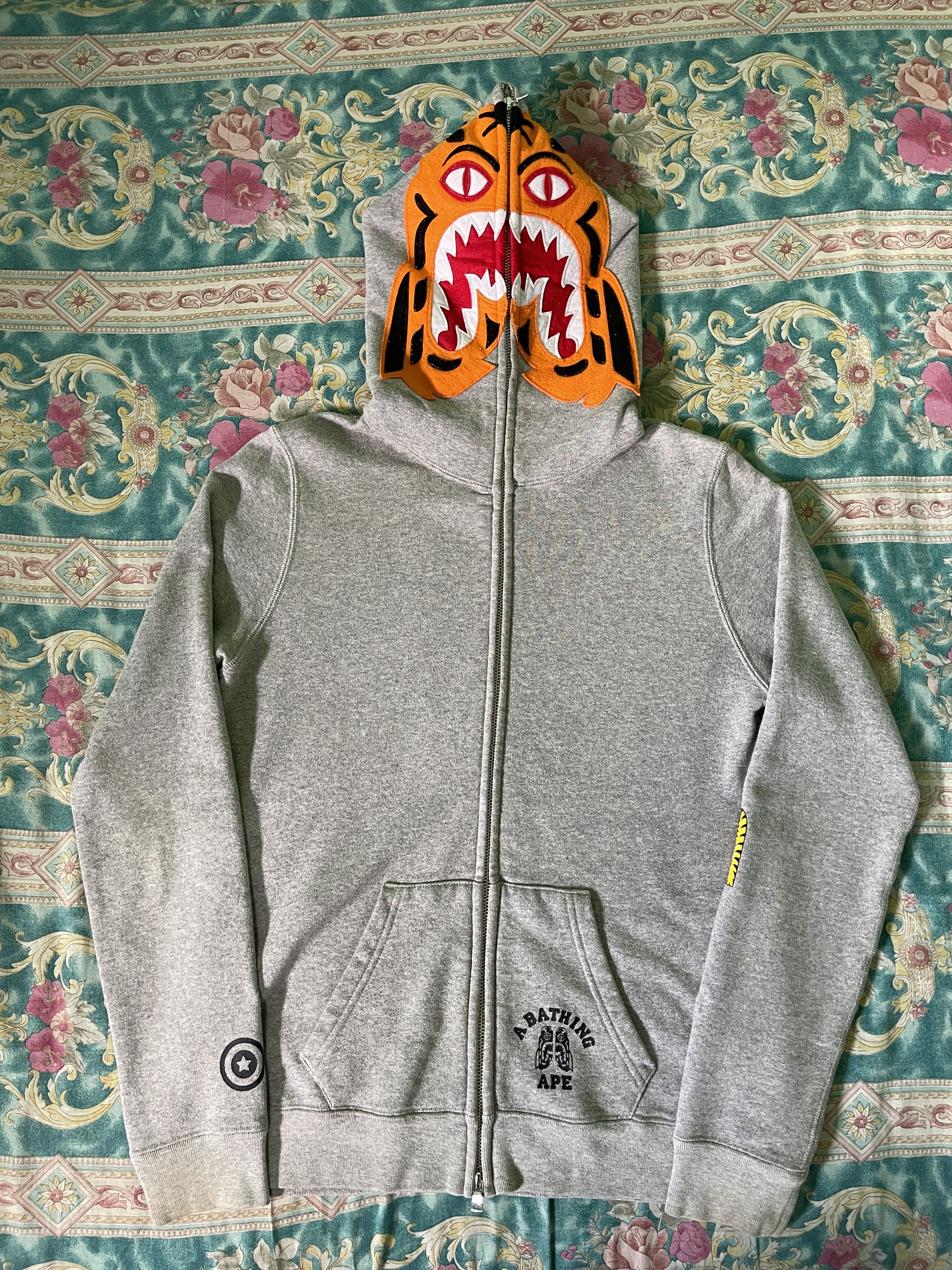 Bape Tiger Full Zip Hoodie Size S / US 4 / IT 40 - 1 Thumbnail