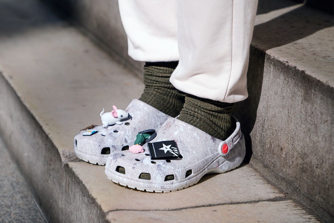 Crocs × Staple CROCS X STAPLE DESIGN CLASSIC CLOG PIGEON | Grailed